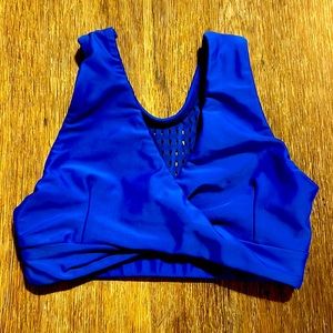 Five Dancewear blue crop top